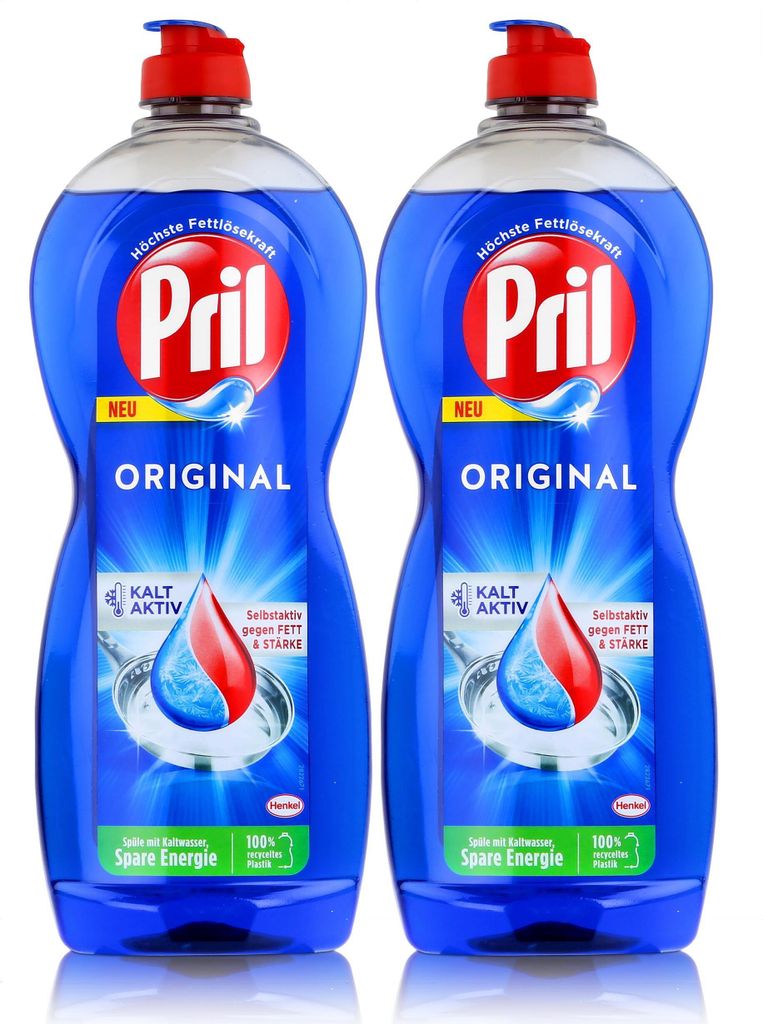 Pril Spülmittel Original 675ml - Hohe Fettlösekraft (2er Produktbild 