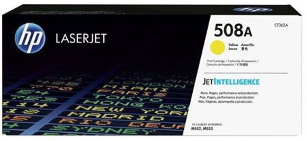 HP Toner CF 362 A yellow No. 508 A Produktbild 