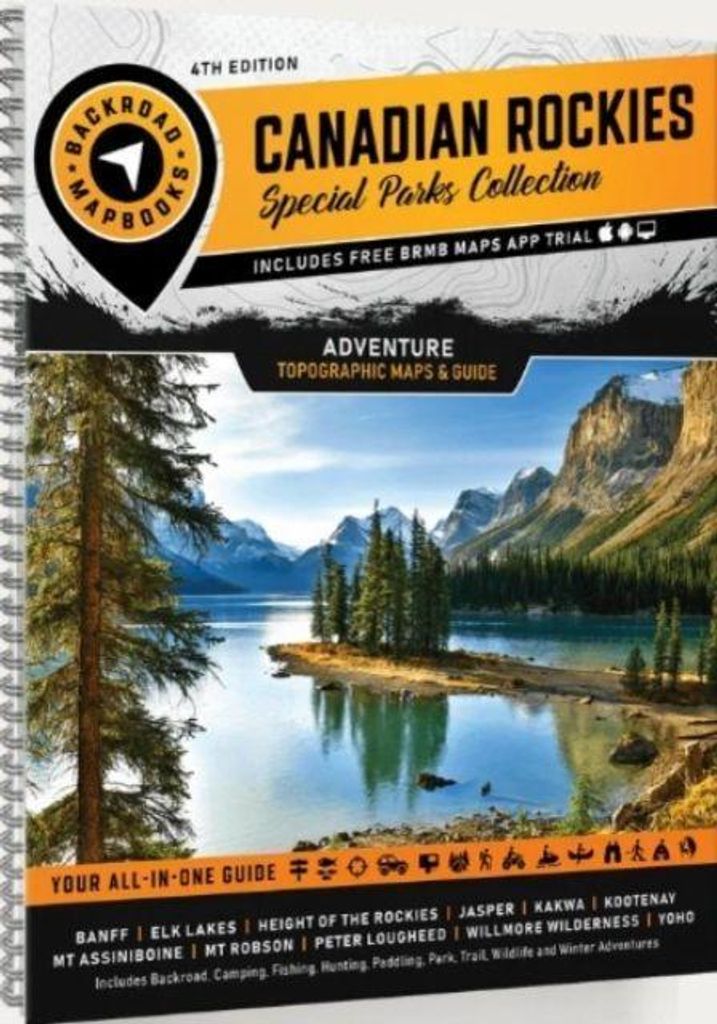Backroad Mapbook: Canadian Rockies Produktbild 
