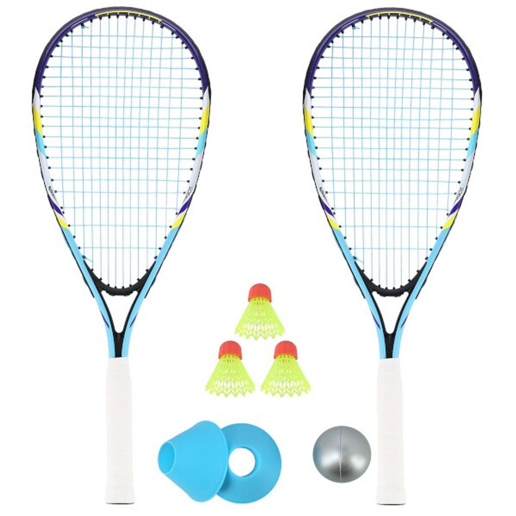 Nrs005 Crossminton Set 2 Schläger + Federbälle + Produktbild 