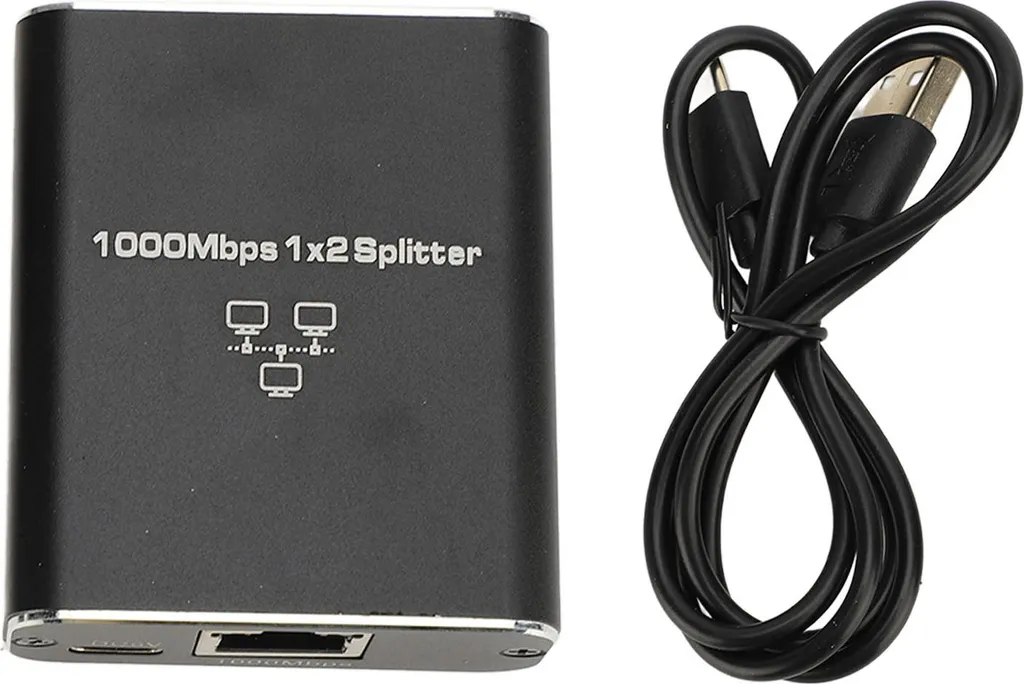 Sdoppiatore Ethernet Gigabit 1000 Mbps - Splitter LAN RJ45 Professionale