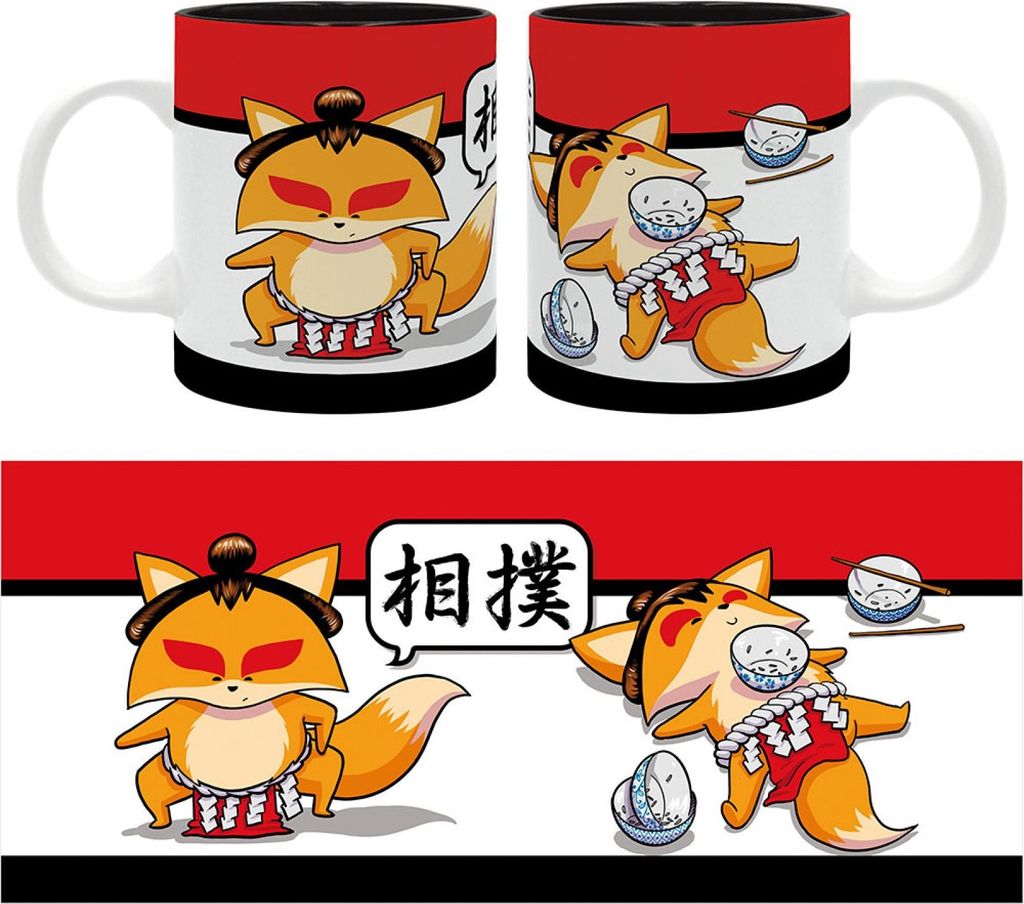 Japanese Fox - Tasse - 320ml - Asian Art - box
