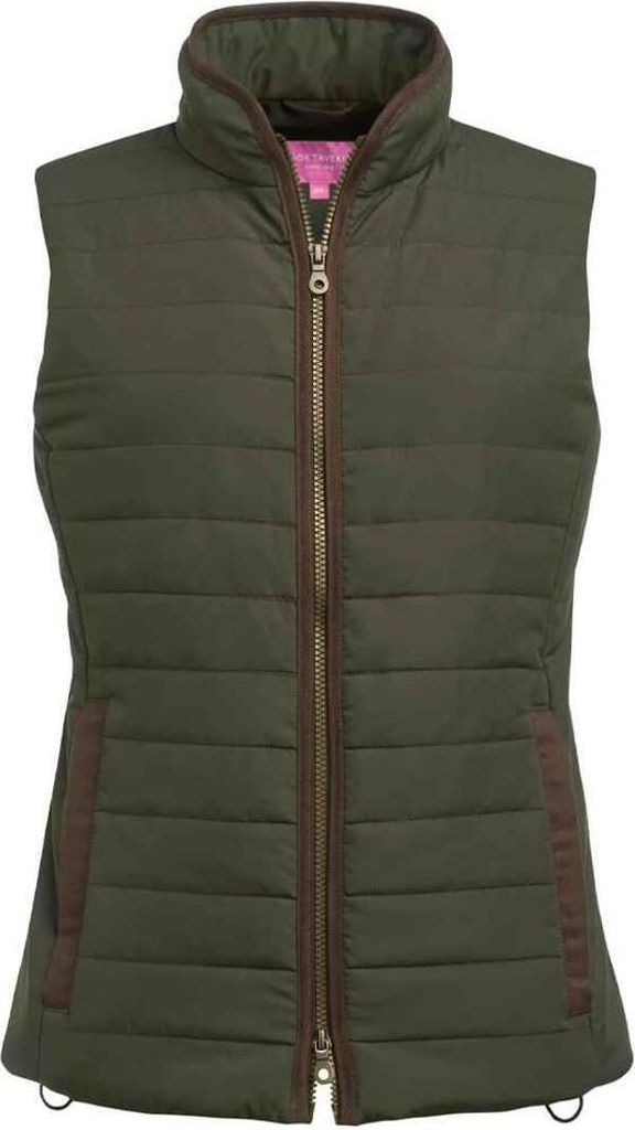 Brook Taverner - "Madison" Weste Gesteppt für Damen PC7604 (M) (Olivgrün)