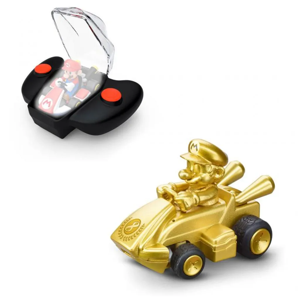 Voiture télécommandée Mario Kart Mini RC Carrera - Jouet enfant 2,4 GHz