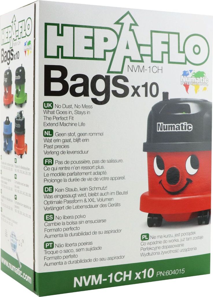 Numatic Hepa-Flo Hochleistungsfilter NVM 1CH Produktbild 30