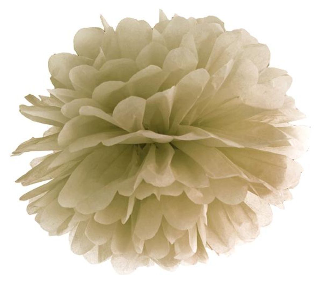 Pompom Ø 35 cm oro Immagine del prodotto 