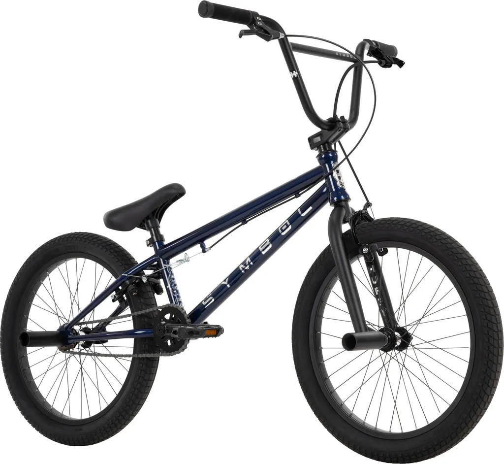 Vélo BMX de Freestyle pour Enfant et Ado - Roues 20 Pouces Bleu Abysse
