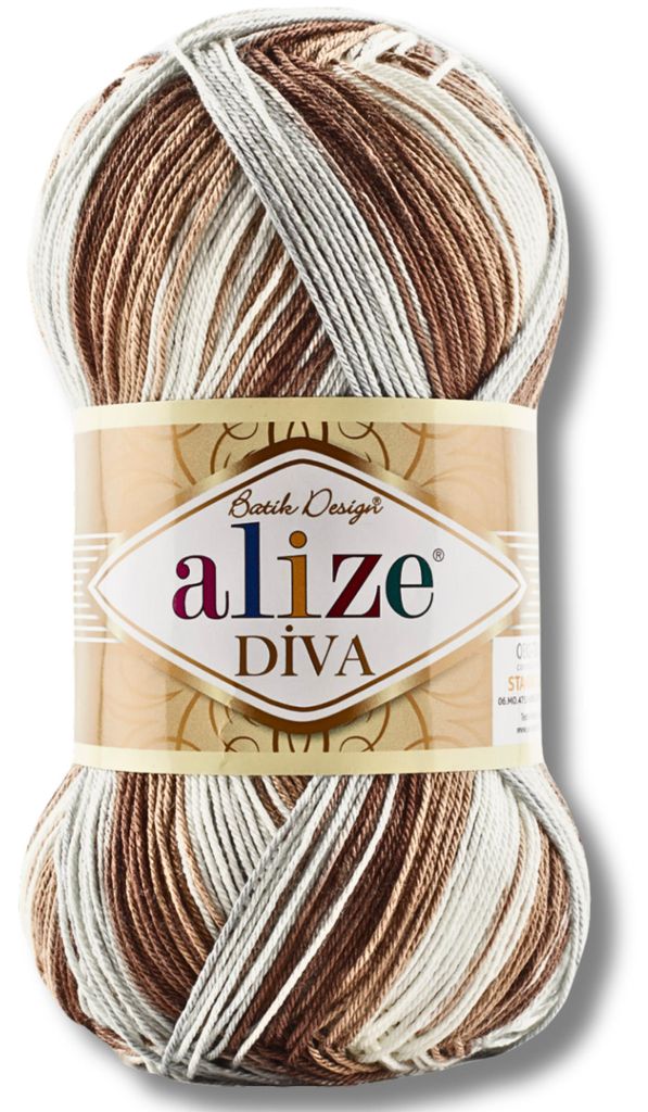 Alize 1x 100g Diva Batik garen, met kleurverloop, geschikt Productafbeelding 