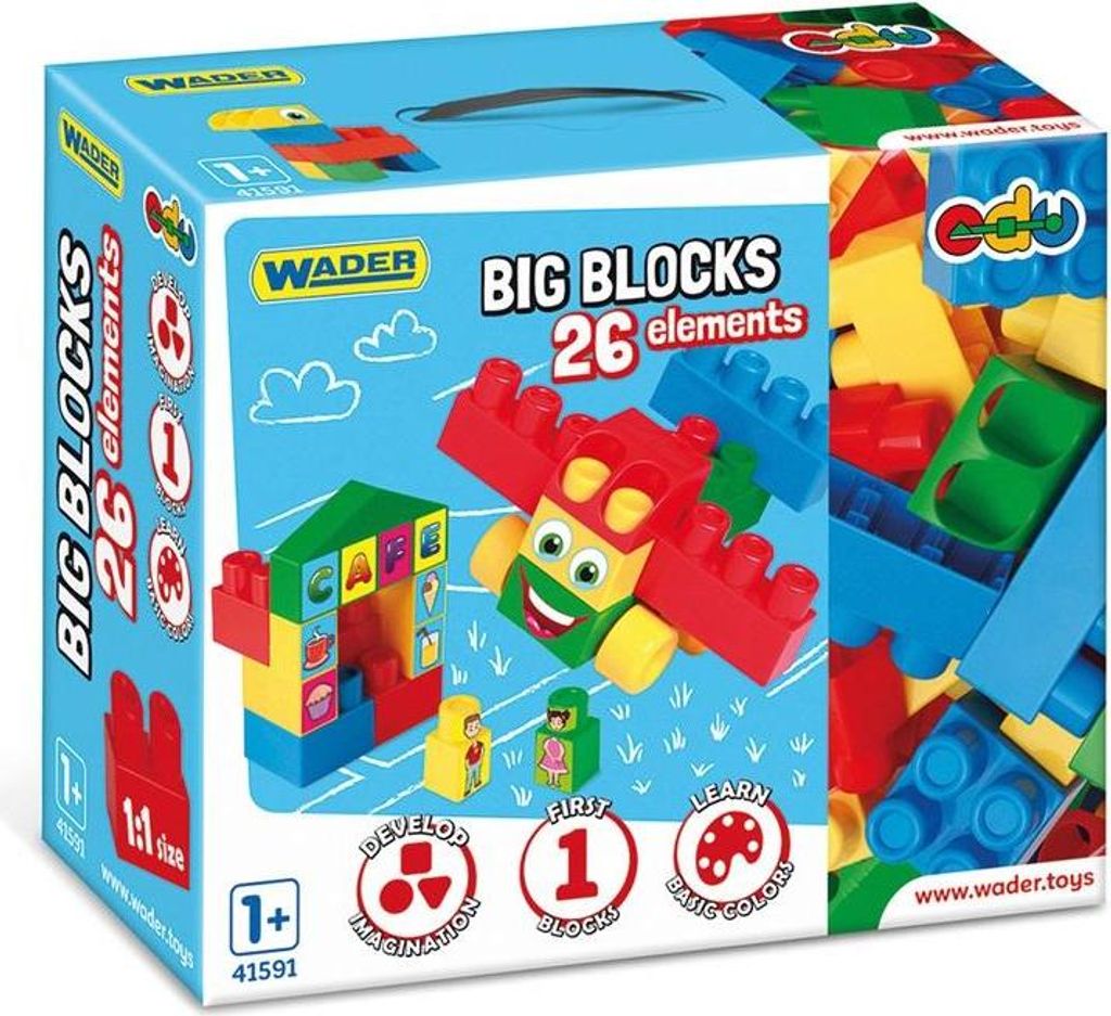 Big Blocks Bausteine 26-teilig (Spielzeug)