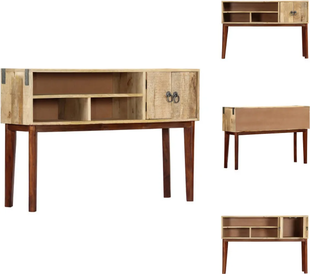 Table console d'entrée étroite 115 cm en bois pour déco minimaliste