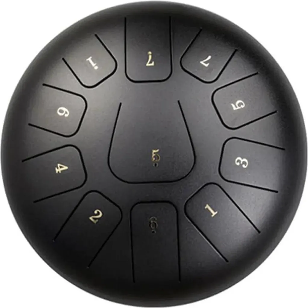 Steel Tongue Drum 11 Notes - Pack Complet 25 cm avec Housse et Accessoires
