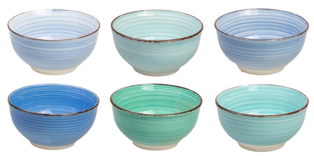 Cookinglife Kleine Schüsseln Delice Blau ø 12 cm - 6 Stück Produktbild 