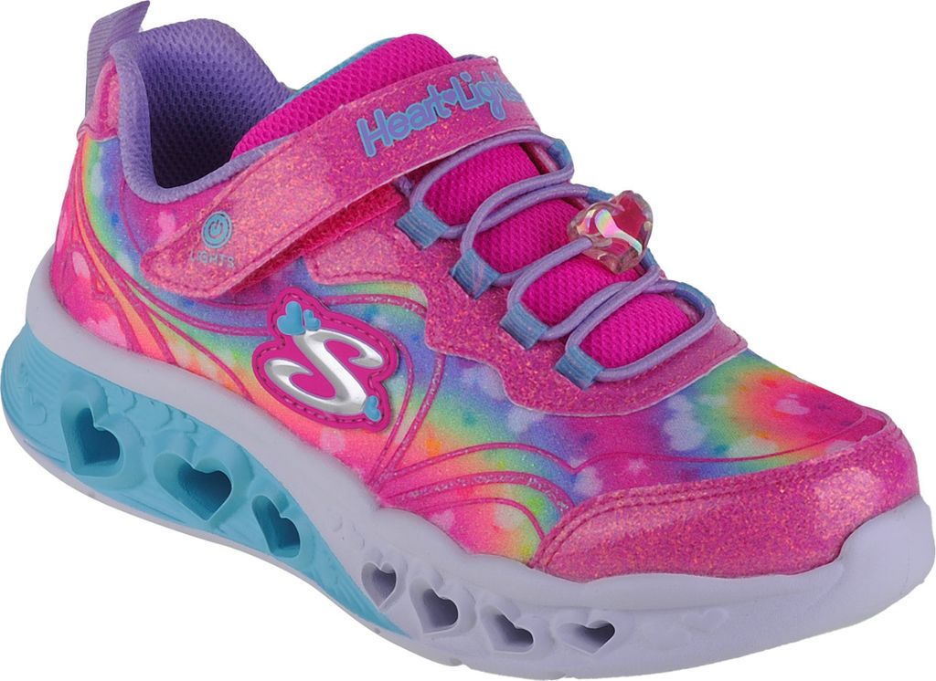 Skechers Flutter Heart Lights-Groovy Swirl 303253L-HPLV, Sneaker, für Mädchen, Rosa, Größe: 29