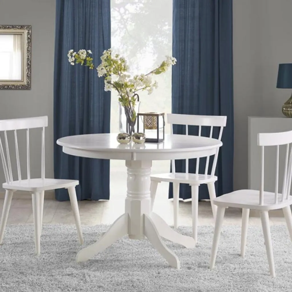 Grande table de repas d'extérieur Gloster en bois noble et aluminium