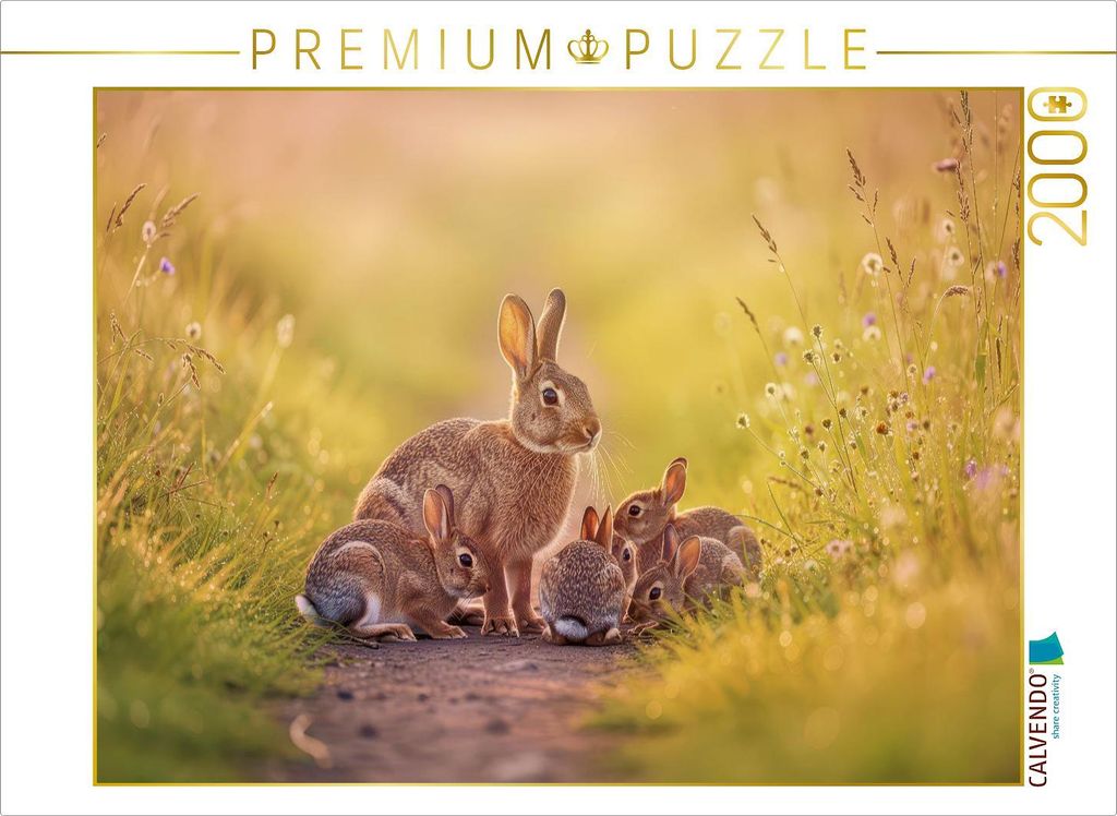 CALVENDO Puzzle Ein Motiv aus dem Kalender Zwischen den Feldern | 2000 Teile Lege-Größe 90x67cm Foto-Puzzle für glückliche Stunden