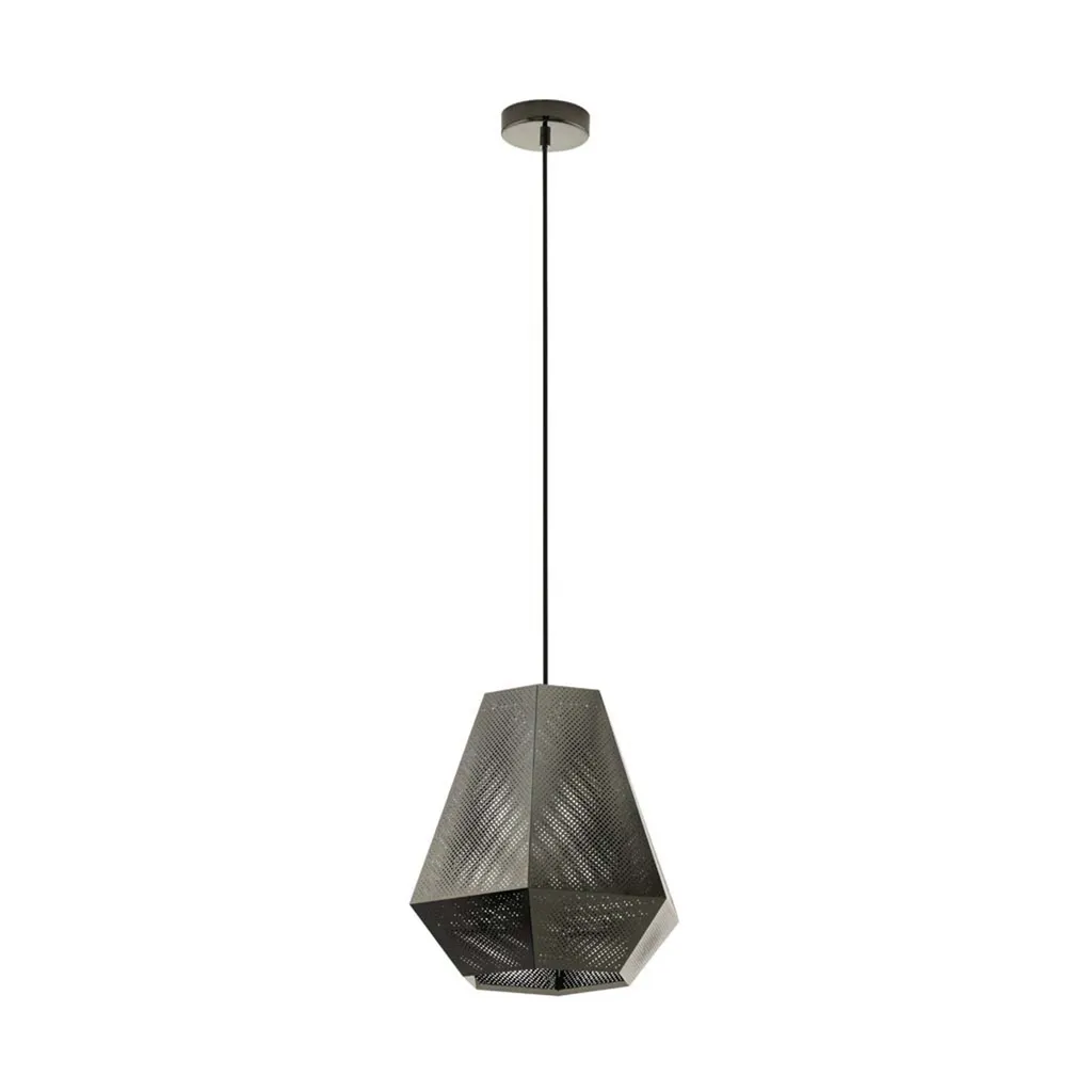 Sospensione Eglo CHIAVICA 43223 Nickel-Nero: L'Essenza del Loft Moderno