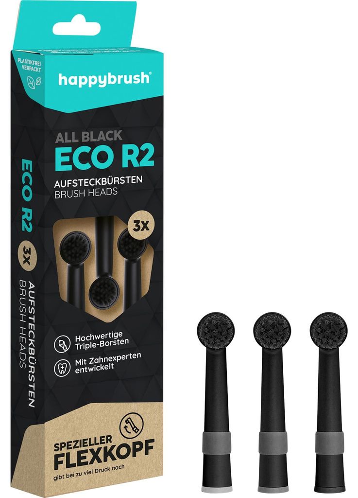 ECO R2 Aufsteckbürsten Allblack (schwarz) Produktbild 