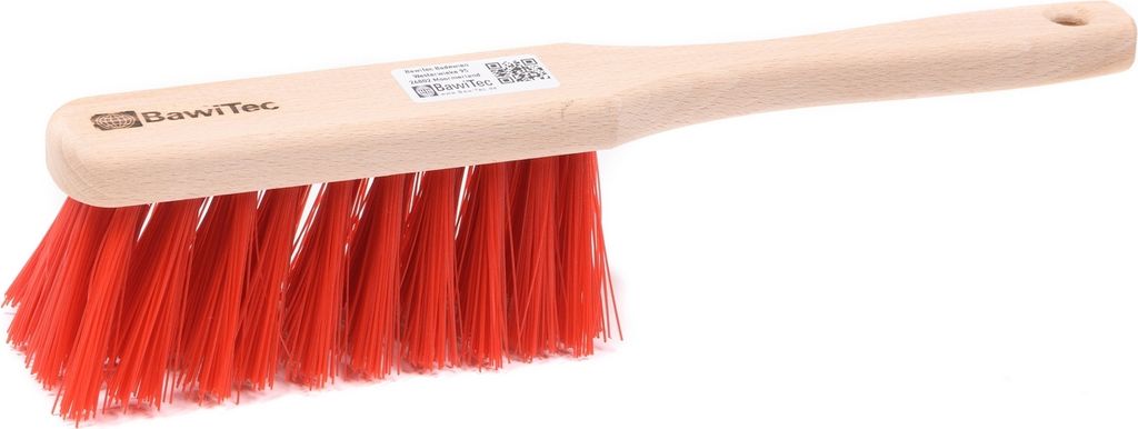 BawiTec Handfeger Handbesen 280mm Eralon rot Borsten Kunststoffborsten Feger