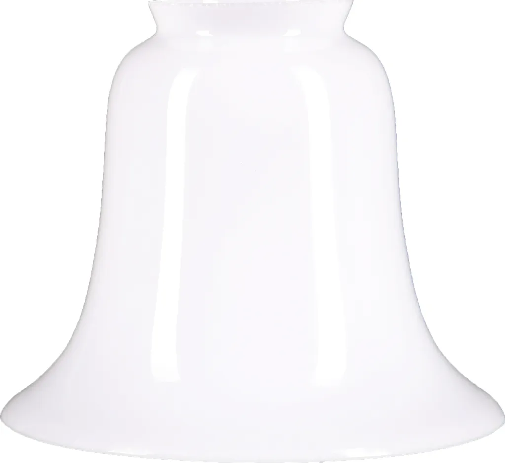 Globe en verre blanc pour suspension luminaire - Diamètre standard 14cm