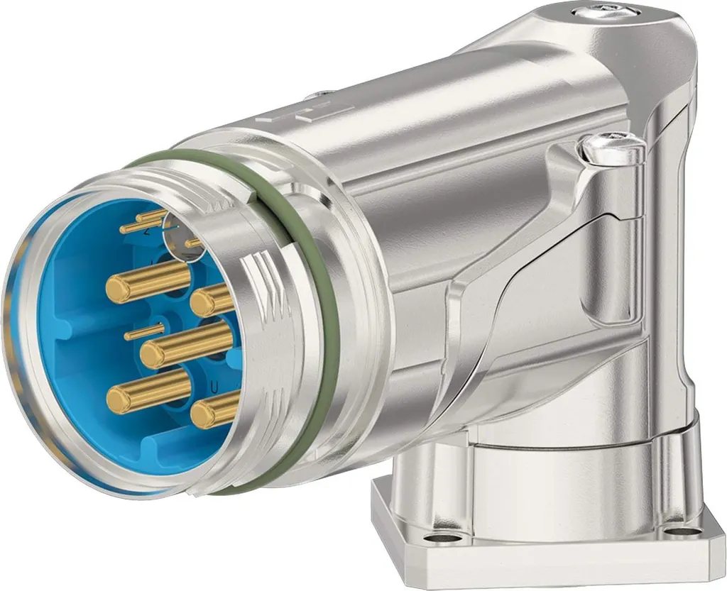 Connecteur M40 hybride à broche pivotante 330° raccordement serti