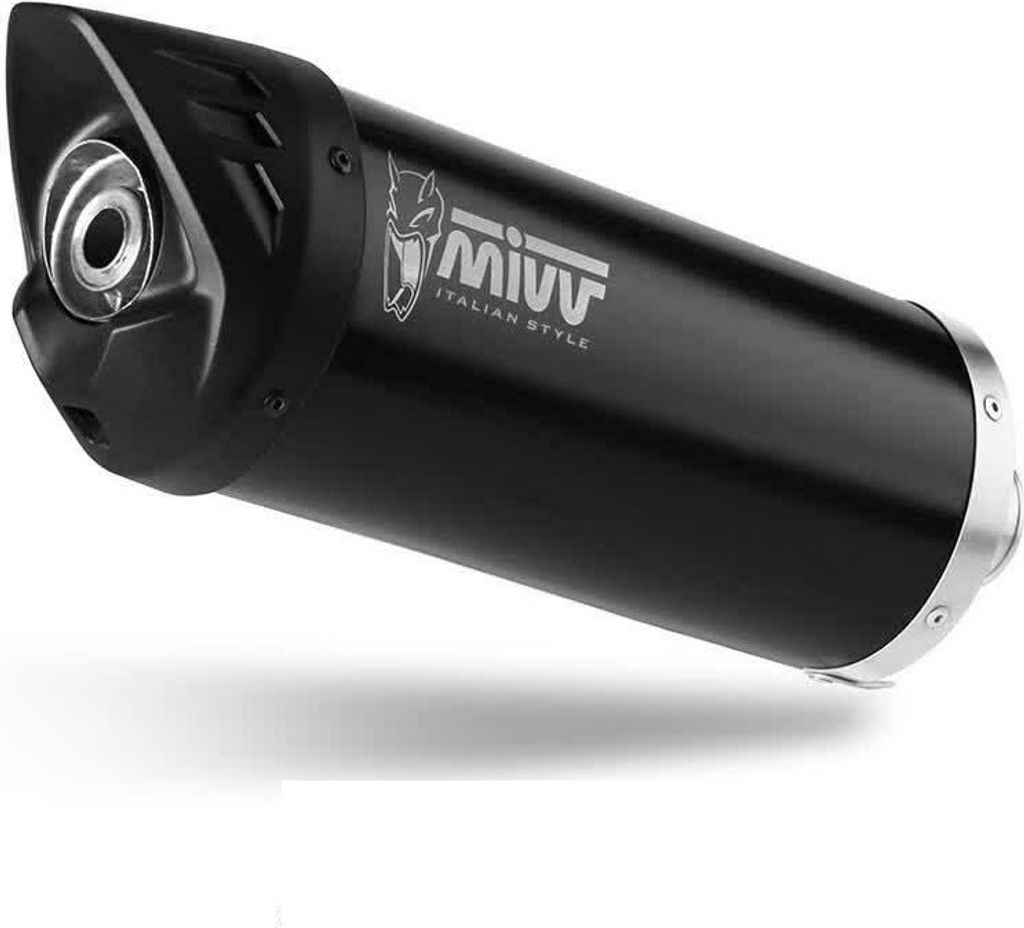 MIVV Mover Black Slip-on Auspuff für YAMAHA X-Max 400 2013-2016