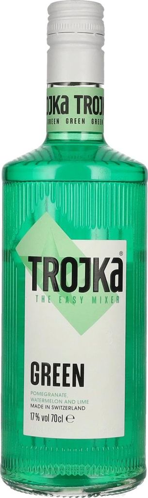 Trojka GREEN Vodka Likör 17% Vol. 0,7l Produktbild 