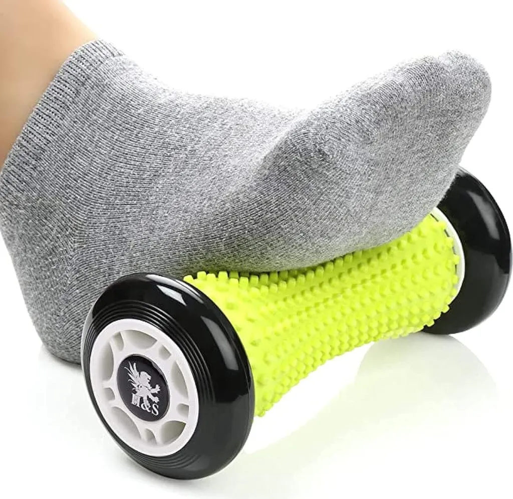 Rouleau de massage pieds en silicone à picots pour drainage lymphatique