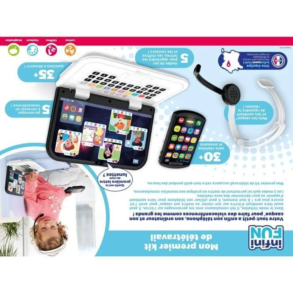 Pack de jeu de rôle bureau My First Telework Kit pour s'amuser - 2