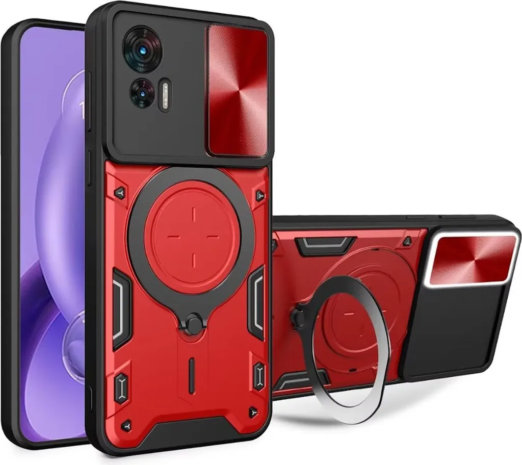 Offerta Custodia Motorola Moto G84 5G Rossa Protezione Integrale