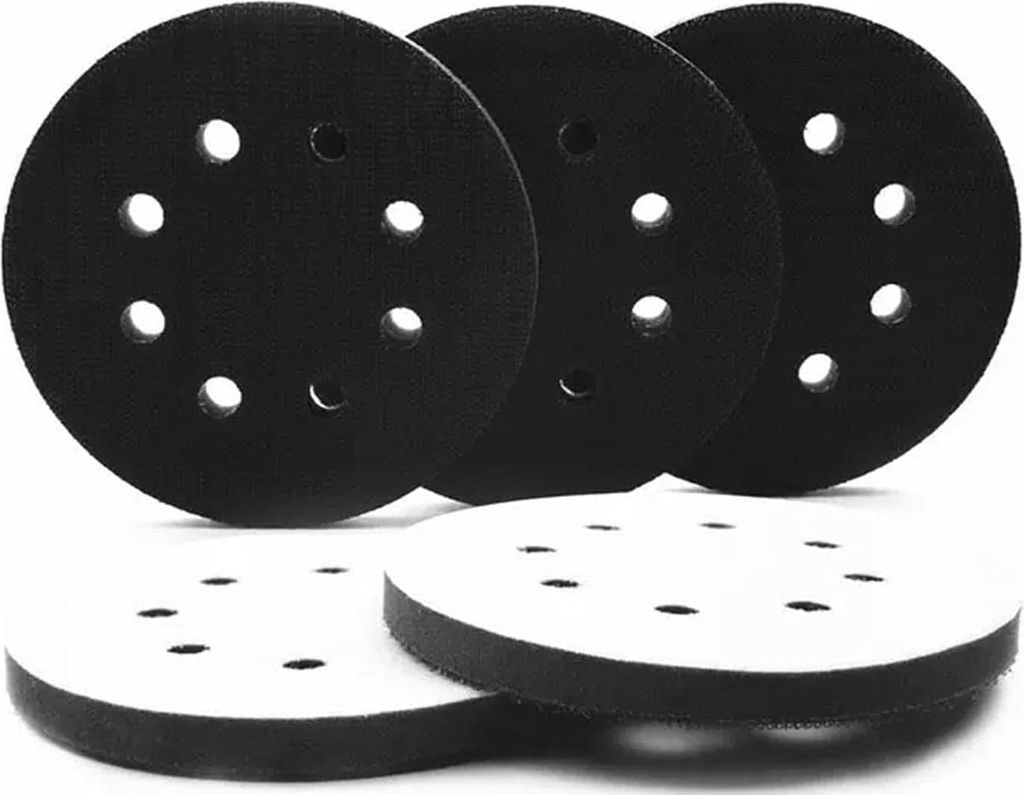 Stš¹ck 125 mm Interface-Pad, Schwamm-Interface-Pad, Schleifpads fš¹r pneumatische und elektrische Schleifpad-Poliermaschinen und selbstansaugen...