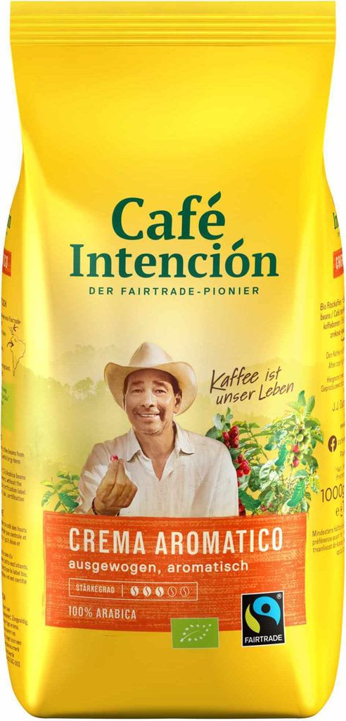 Organic Intense Organic Caffè Crema káva : Fairtrade : Obrázok produktu 