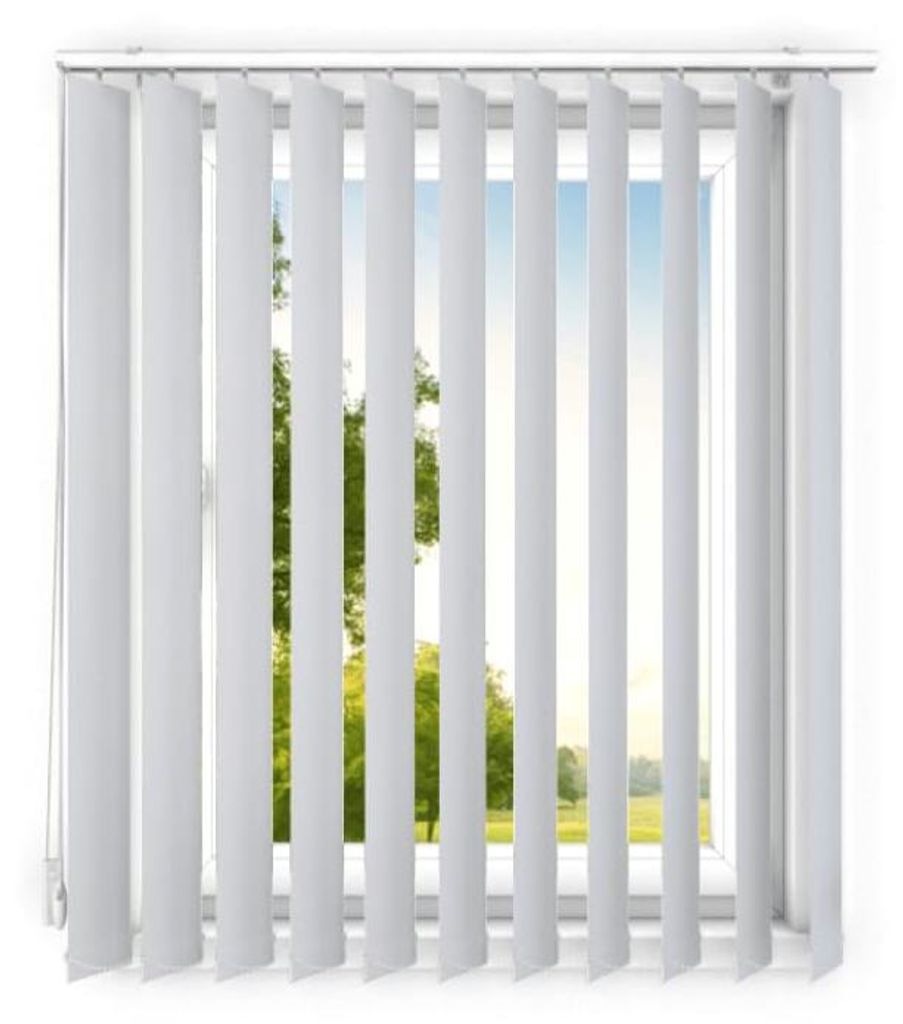 Time4blinds - Lamellenanlage Verdunkelungslamellen - 170x140 cm - Hellgrau