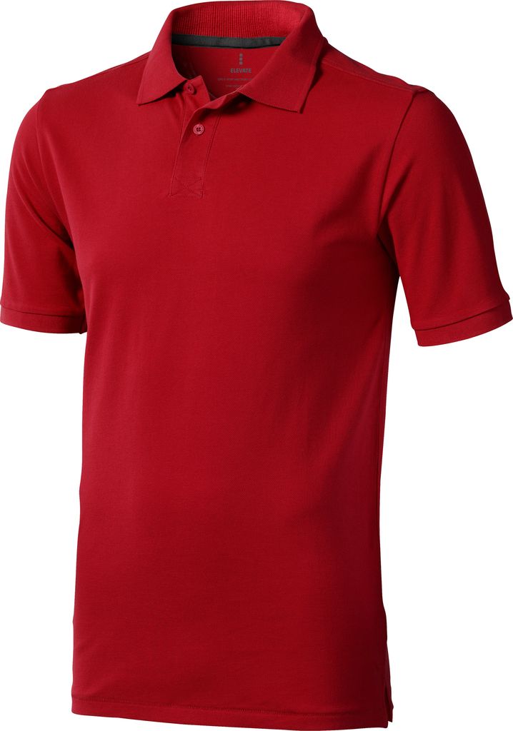 Elevate Herren Poloshirt Calgary, kurzärmlig PF1816 (3XL) (Rot)