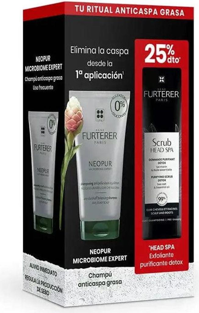 Rene Furterer Rene Neopur Anti-Oily Dandruff Ritual Set - 2 Pieces, 150ml