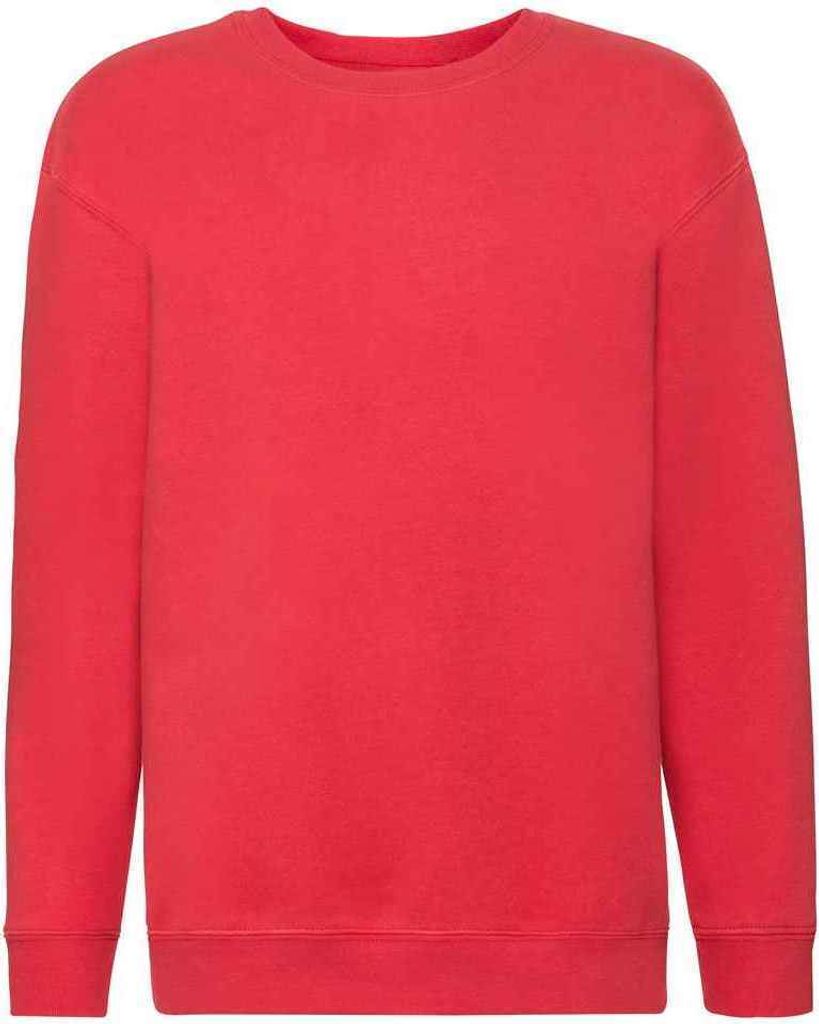 Fruit of the Loom - "Premium" Sweatshirt Überschnittene Schulter für Kinder PC7270 (104) (Rot)