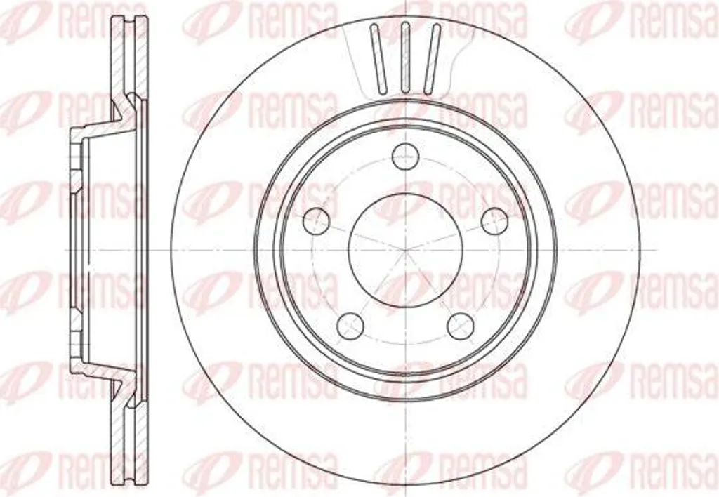 Disque de frein de rechange pour entretien de Audi A4 8E
