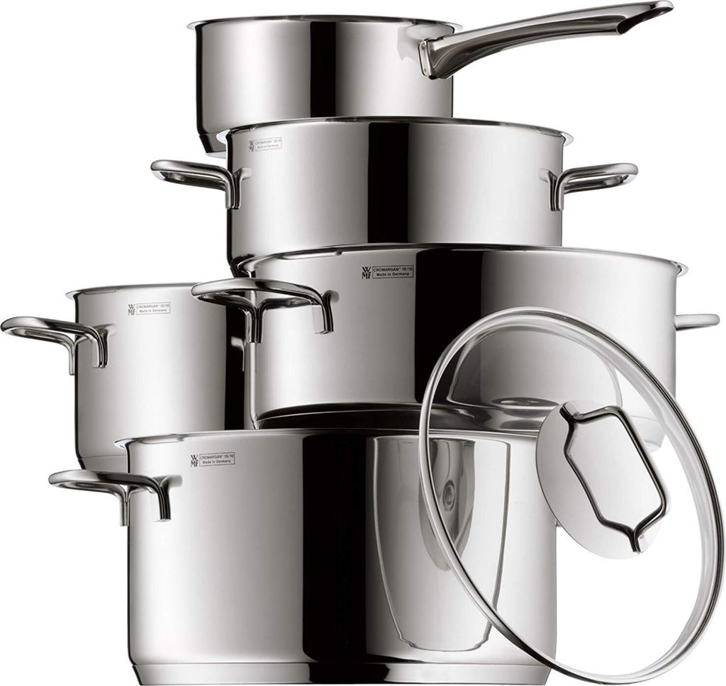 WMF ASTORIA 5-teiliges Kochgeschirrset: Eleganz und Produktbild 