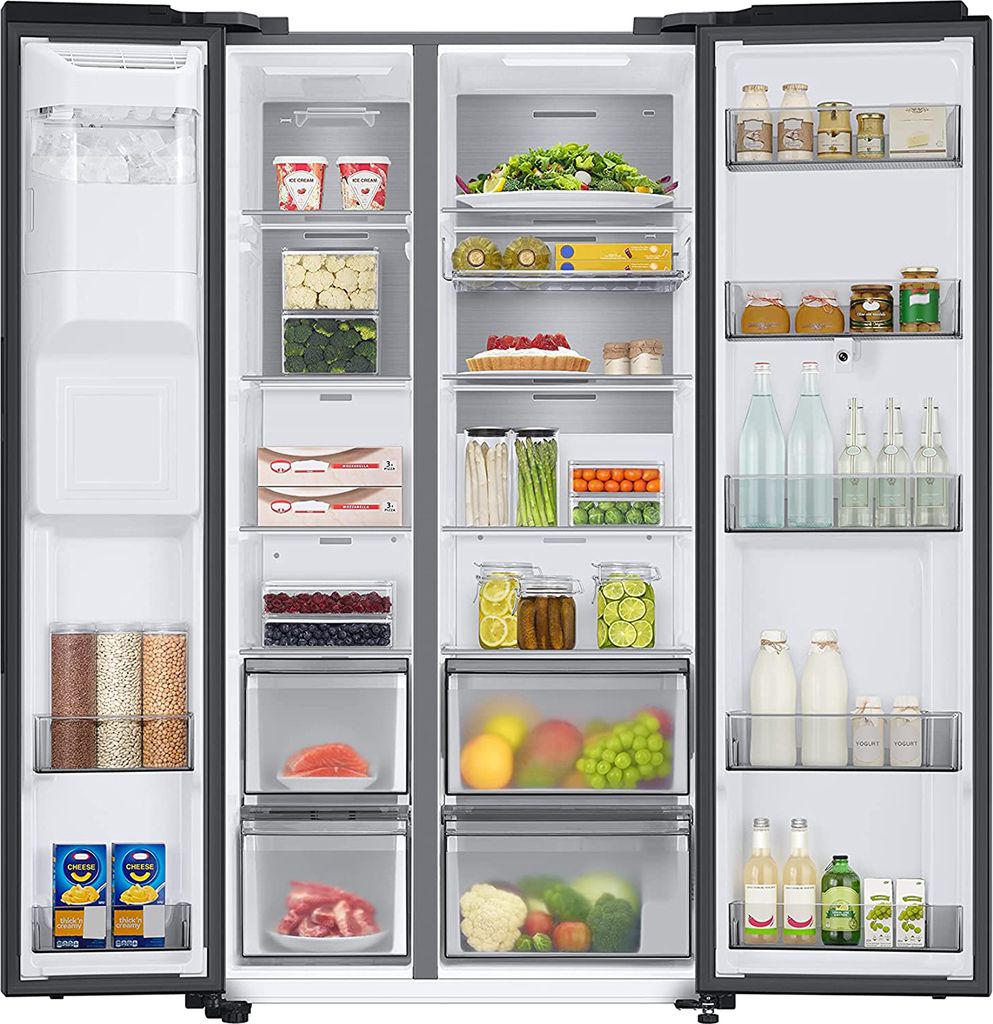 Samsung Rs6ha8891b1 Amerikanischer Kühlschrank Durchsichtig Produktbild 4