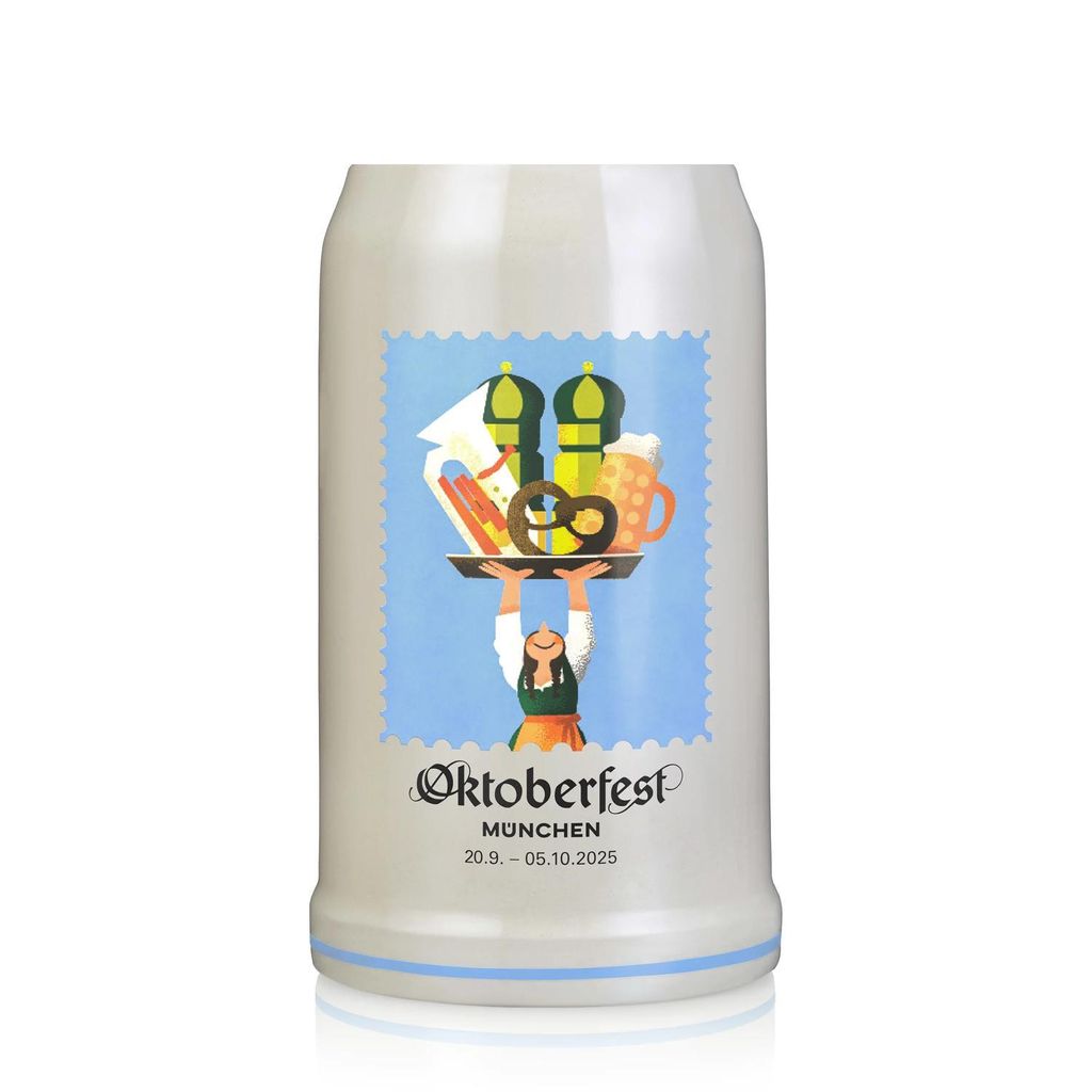 offizieller Oktoberfest-Krug 2025 der Stadt München - Produktbild 