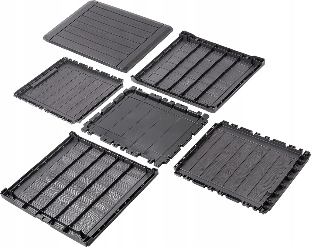 Coffre de rangement extérieur pour balcon et petite terrasse 140 L
