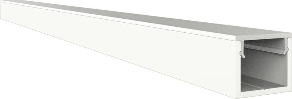 Ultraslim LED Alu Aufbauprofil 2m Exo-A0-8 (8mm) –| Flaches Produktbild 
