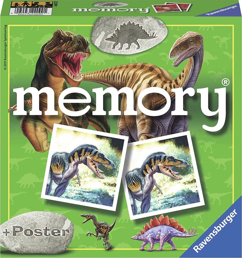 Ravensburger Dinosaurier Memory mit Poster