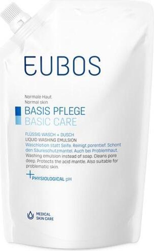 Eubos Basis Pflege liquide de lavage + douche bleu NFB 400 Image du produit 