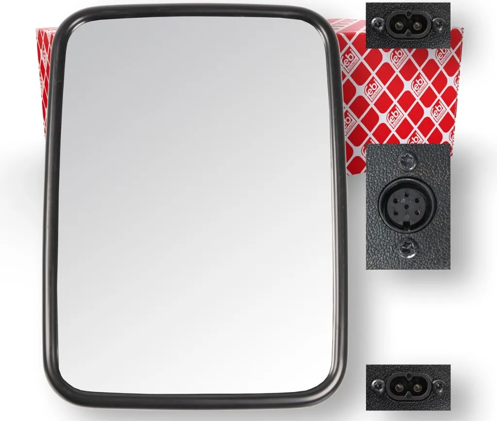Rétroviseur 314x228mm électrique FEBI 171192 pour cabine VOLVO B7 pro