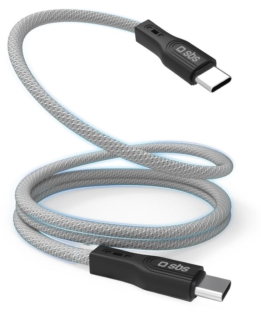 SBS Magnetisches USB-C-auf-USB-C-Kabel, 1 Meter Produktbild 