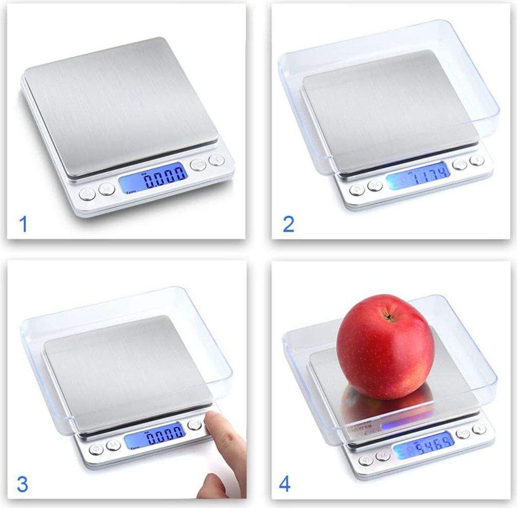 Feinwaage Mini Waage Digitale Küchenwaage Taschenwaage Produktbild 10