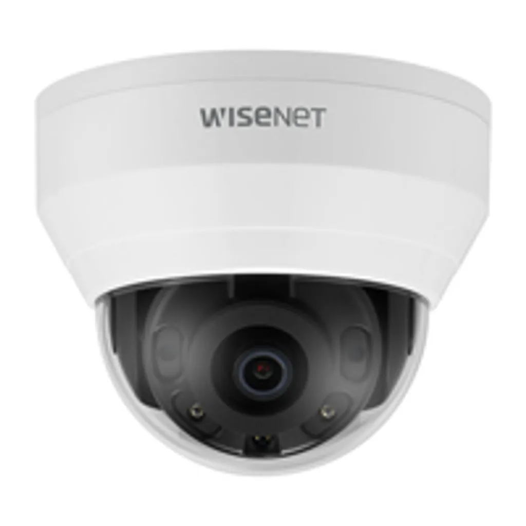 Caméra Sécurité Magasin et Bureau Wisenet QND-8020R 5MP PoE Infrarouge