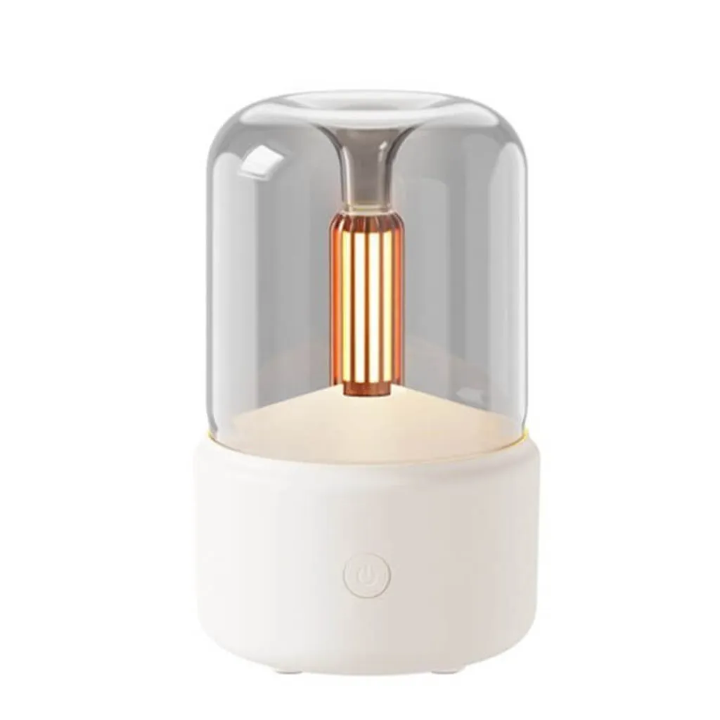 Diffusore di Aromi Bianco Chiaro - Umidificatore Ultrasuoni Design Moderno