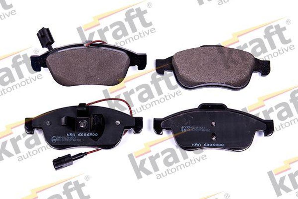 KRAFT AUTOMOTIVE 6006900 Bremsbelagsatz, Scheibenbremse OE 77365355 kompatibel mit Giulietta