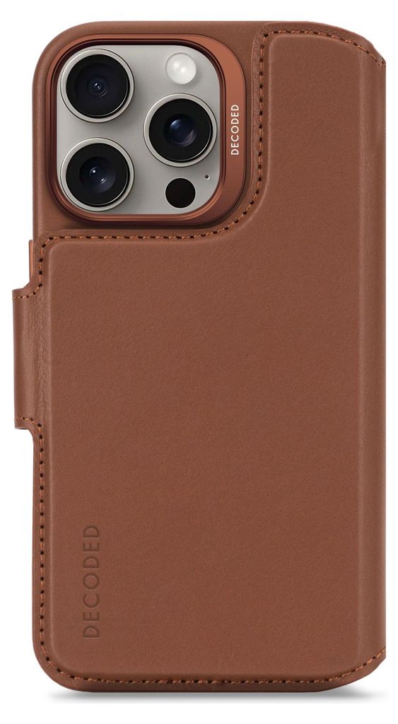 Decoded Leather Detachable Wallet, tan - iPhone 16 Pro Obrázek produktu 